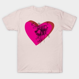 Bell - in love heart T-Shirt